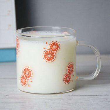 Cartoon Printed Glass Cup for Drinks and Desserts - Casatrail.com